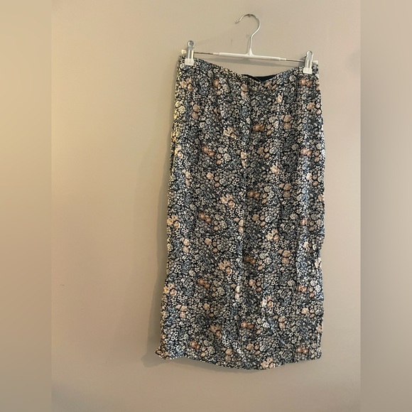 Abercrombie & Fitch Floral Midi Skirt with Slit - Picture 5 of 5